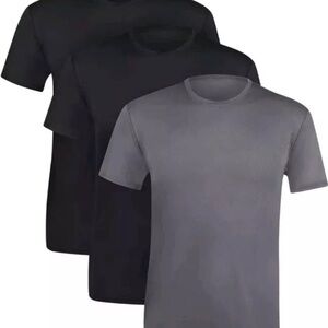 Men's HANES X-TEMP TAGLESS WICKING MESH 3-Pack TEE SHIRTS